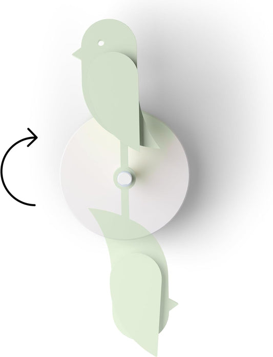 Birdie 2.0 – CO2 Monitor voor Binnenhuisarchitectuur, Luchtkwaliteitsmeter voor Thuiskantoren, Bevordert de Geestelijke en Lichamelijke Gezondheid (Wei, FullBirdie)
