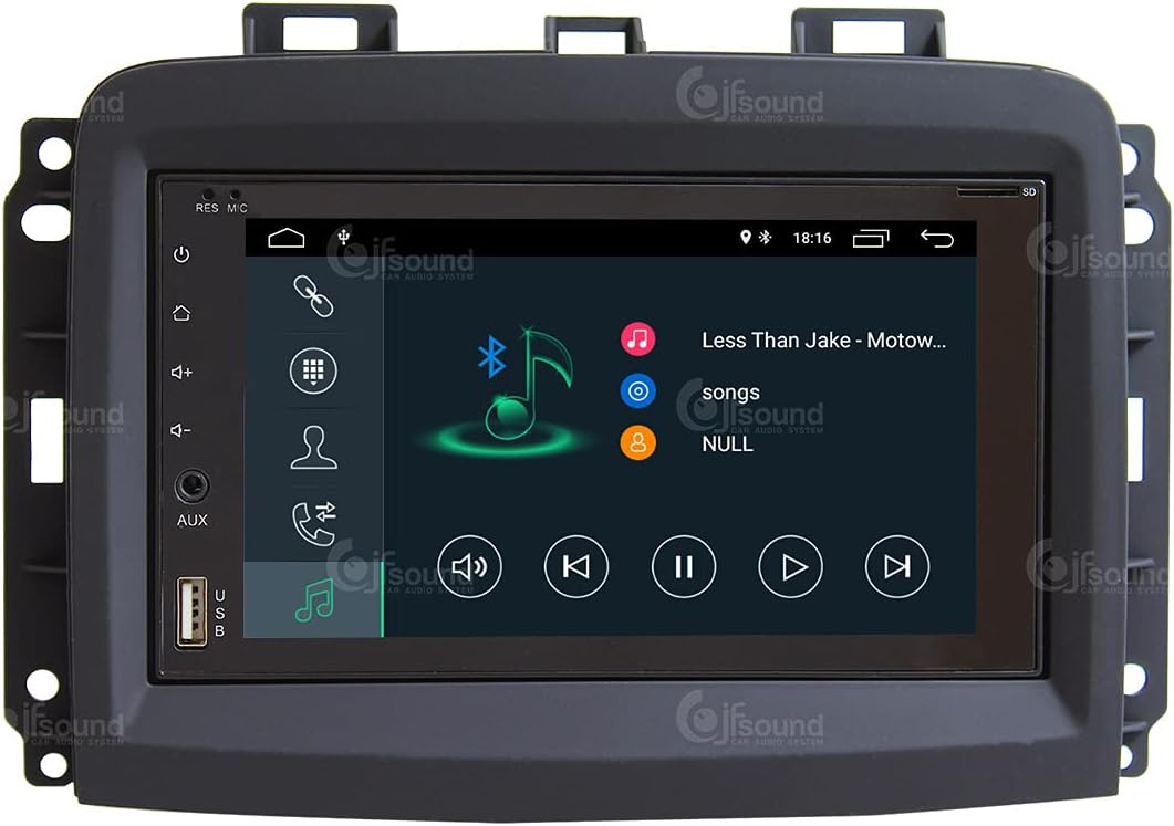 Specifieke autoradio voor Fiat 500L restyling Android GPS Bluetooth WiFi USB DAB+ Touchscreen 6.2" 4core Carplay AndroidAuto