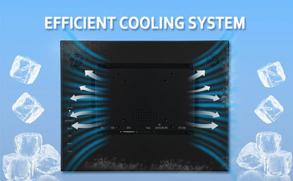 VSDISPLAY Industriële Monitor, 15 duim 1024x768 400nit IPS LCD het Scherm met de Video-ingang van VGA DVI