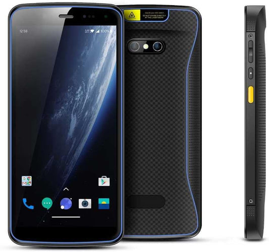 MUNBYN Android barcodescanner, PDA inventaris QR-scanner, Android 10, 2D 1D barcodescanner, 3+32G, draagbare handheld mobiele computer, IP67 dual-band Wi-Fi 4G BT gegevensverzamelaar voor magazijn