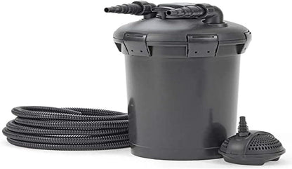 Pontec 57147 PondoPress pomp 15000 - complete set drukfilterpomp inclusief filterpomp en UVC-technologie/vijverfilter/buitenfilter