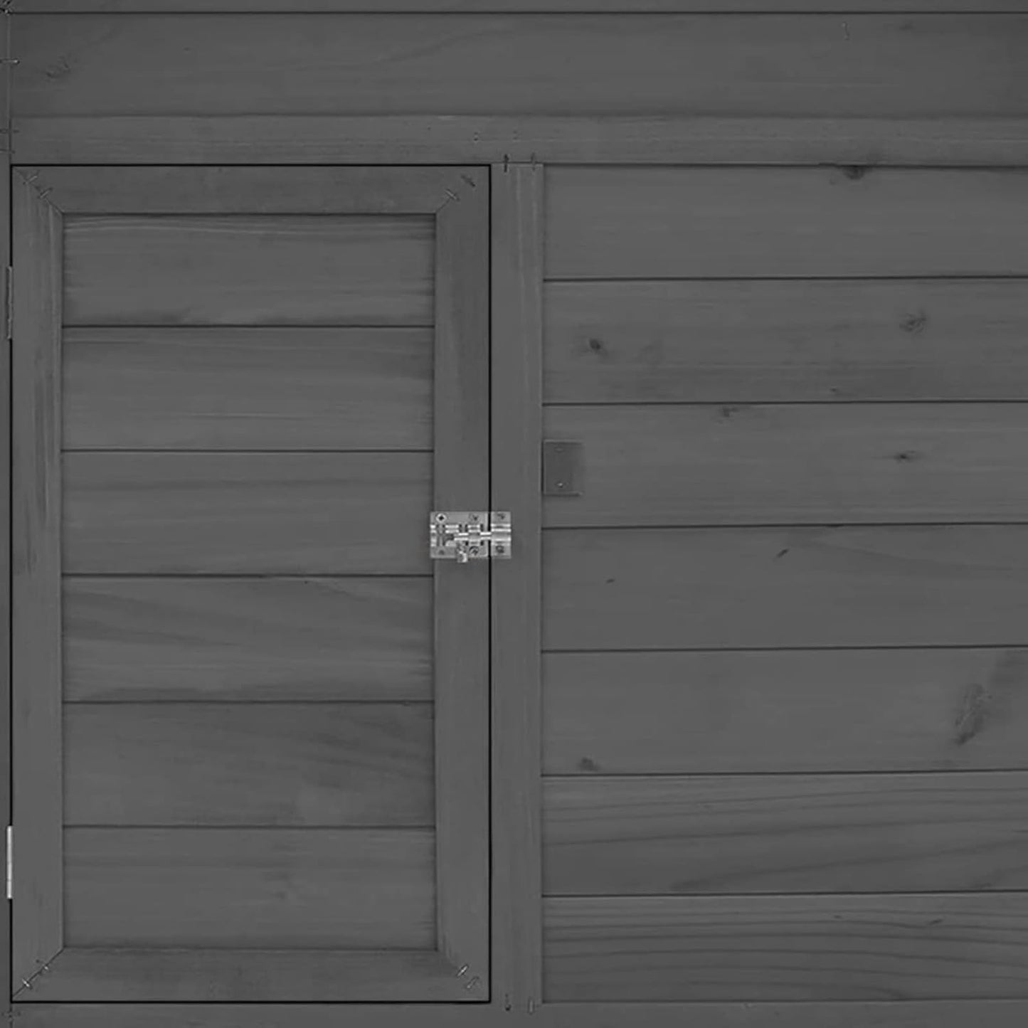 BaraSh Chicken Coop Grey and White 152 x 96 x 110 cm Solid Spruce Chicken Coop and Cages Chicken Coop for Outdoor Chickens (SPU: 171460) - QUORE