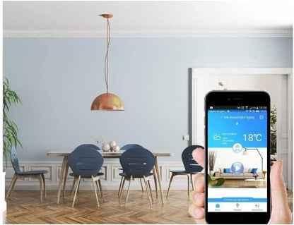 Lifebox, Alarminstallatie voor huis, draadloos, 3-in-1, detectie van aanwezigheid en opening, XXL, veiligheidssysteem, wit