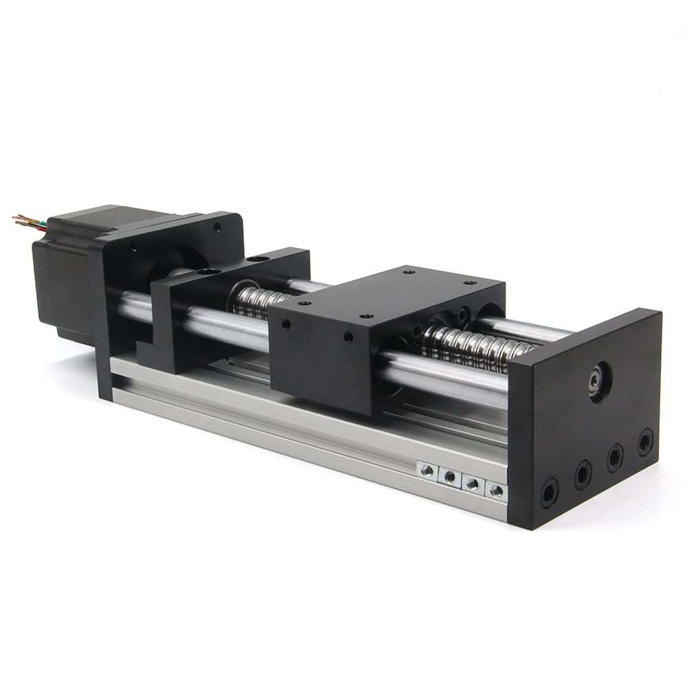 100mm Effectieve Reizen Lengte Dubbele Optische As Gids Ballscrew SFU1605 met NEMA23 Stappenmotor voor DIY CNC Router Onderdelen X Y Z Lineaire Podium Actuator en 3D Printer