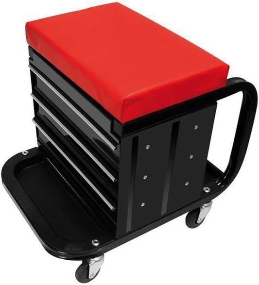 CG Car Professional 580526 Werkplaatsstoel met schuifladen, verrijdbaar