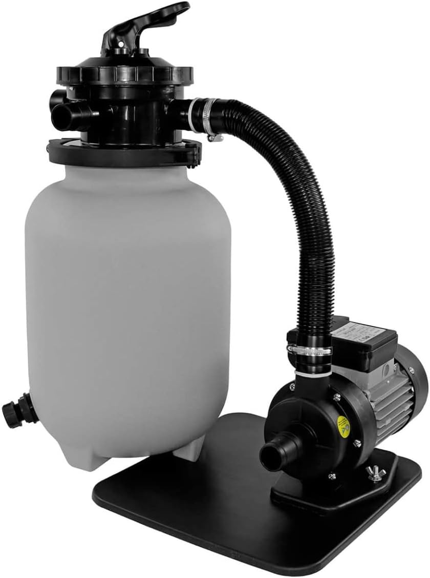 Prime 6 Zandfilterpomp 6 m³/u | Geschikt voor Zwembaden tot 20.000 Liter | met Pre-Filter en Timerfunctie
