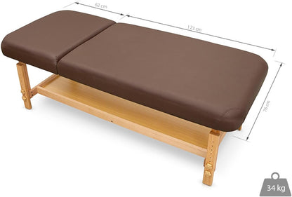 QUIRUMED SPA houten ligstoel met rugleuning, wit