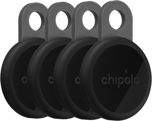 Chipolo LOOP-Oplaadbare Bluetooth tracking tag item locator voor sleutels & tassen, Apple Zoek mijn - compatibel of Google Vind plek, Laat telefoon rinkelen