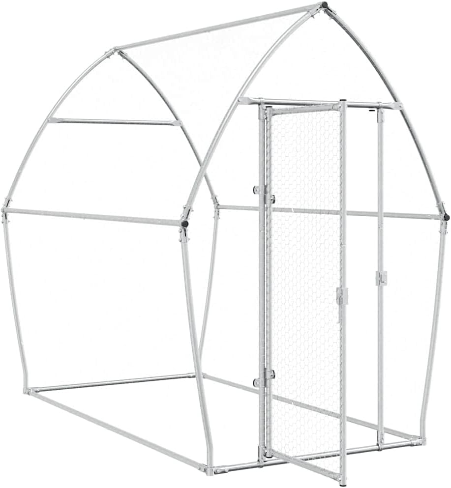 Kippenhok – Kippenren – Dierenren – Dierenhok – Kippenverblijf – Gegalvaniseerd Staal – Ruim 200x105x182 cm