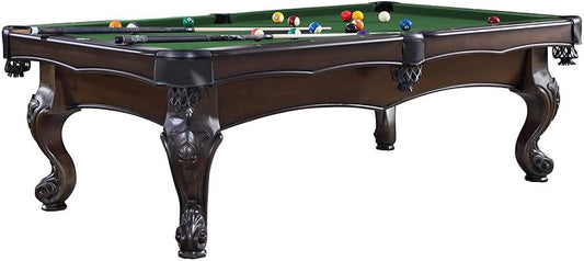 Simonis 760 Billiard table, pool table, model Artemis 8 ft. with high-quality K-55 band rubber and free cloth choice, color cloth: Simonis 760 yellow green - QUORE