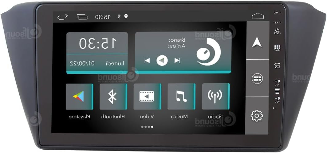 Autoradio Skoda Fabia 2015 – Multimedia Systeem – Navigatie Unit – Touchscreen Radio – Inbouw Autoradio – 9 Inch Scherm – Bluetooth & Carplay Connectivity
