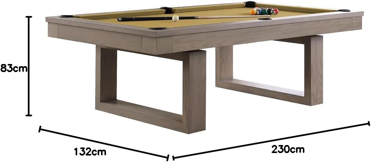 Billiard table, pool table, model Milan 7 ft, with high-quality K-55 rubber band and free choice of cloth - QUORE