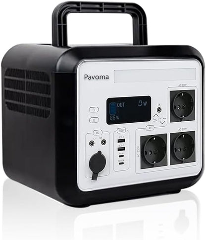 Draagbare Power Station – Mobiele Energiecentrale – Camping Accu – Zonne-Generator – Noodstroomvoorziening – 1500W Output – Snelladen In 3 Uur