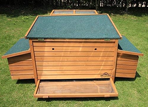 Pets Imperial® Balmoral Chicken Coop Run 1.40 m - Outdoor Wooden Chicken Coop with Net Frame - 140 cm (W) x 107 cm (D) x 76 cm (H) - QUORE