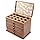 OUKANING 6 Layers Jewelry Box Wooden Vintage Jewelry Box with Drawers, High Quality Hinges and Refined Handles, Freestanding Jewelry Box, Gift (Brown) - QUORE