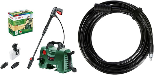 Bosch Home and Garden hogedrukreiniger EasyAquatak 120 (1500 W, druk: 120 bar, kartonnen doos) & Bosch Home and Garden F016800361 6m verlengslang