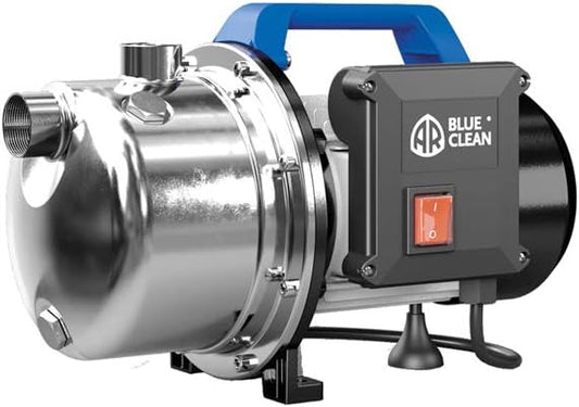 Zelfaanzuigende Pomp – Waterpomp – Grijs Water Pomp – Tuinpomp – Zelfaanzuigende Waterpomp – 1100 Watt Krachtige Motor – Max. Debiet 4600 l/u