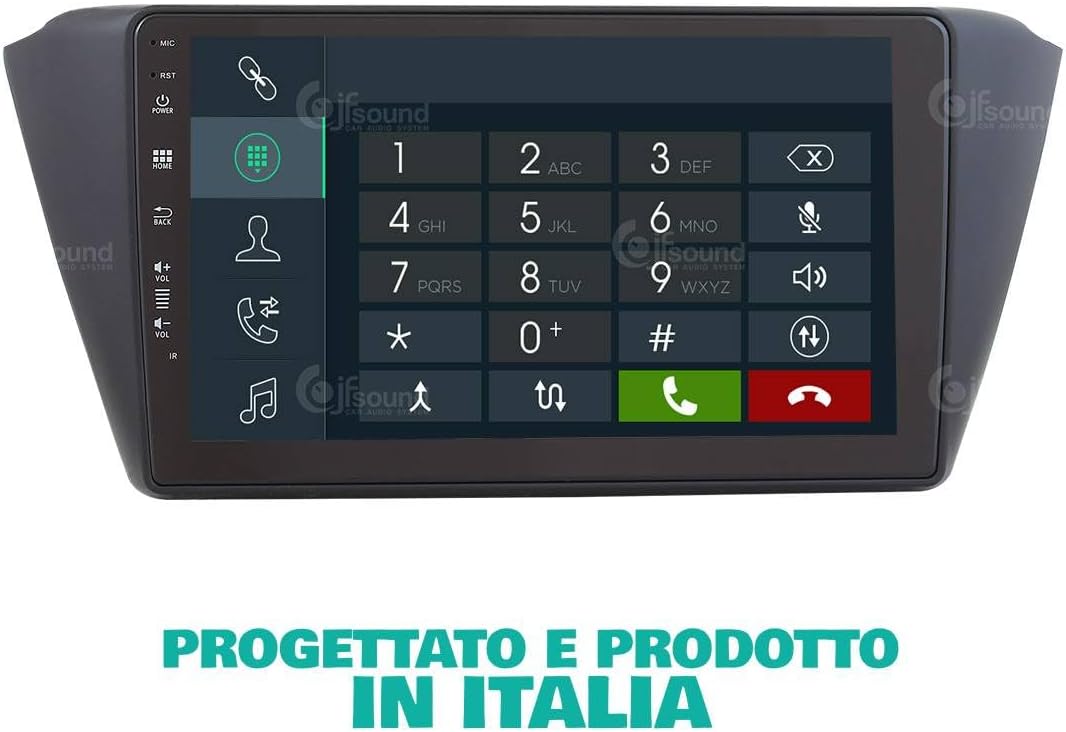 Autoradio Skoda Fabia – Multimedia Systeem – Navigatie – Bluetooth Radio – Touchscreen – 9 Inch – 8-Core Processor – CarPlay & Android Auto
