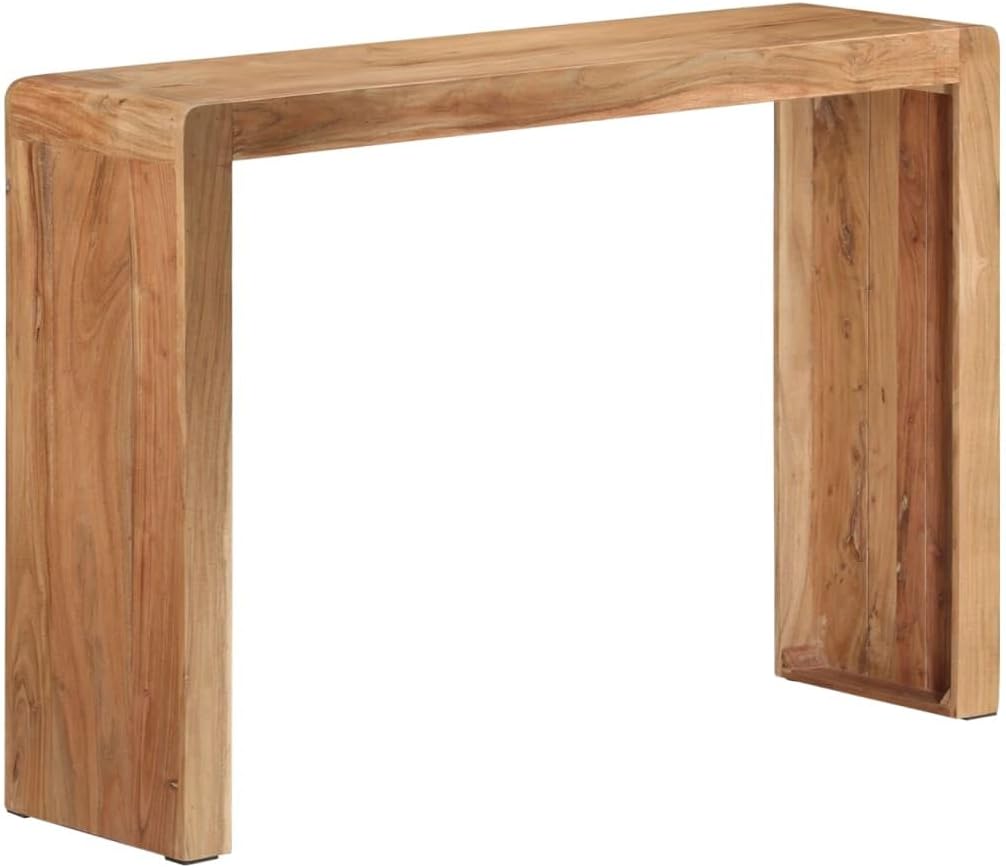 vidaXL Wall table 110x30x76 cm solid acacia wood