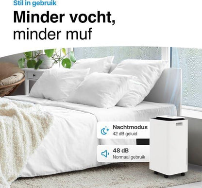 Luchtontvochtiger – Luchtzuiveraar – Vochtvreter – Anti-Schimmel Machine – Luchtverfrisser – 12L per Dag – HEPA 13 Filter met Ionisator