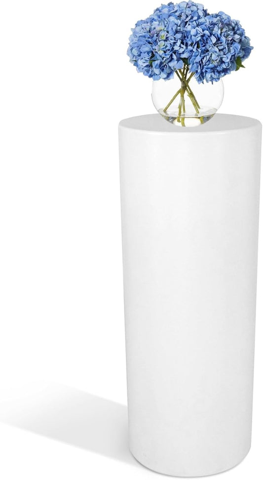 Kloris Cilindrische zuil Sweet Table hoogte 90 cm diameter 35 cm kleur wit Made in Italy