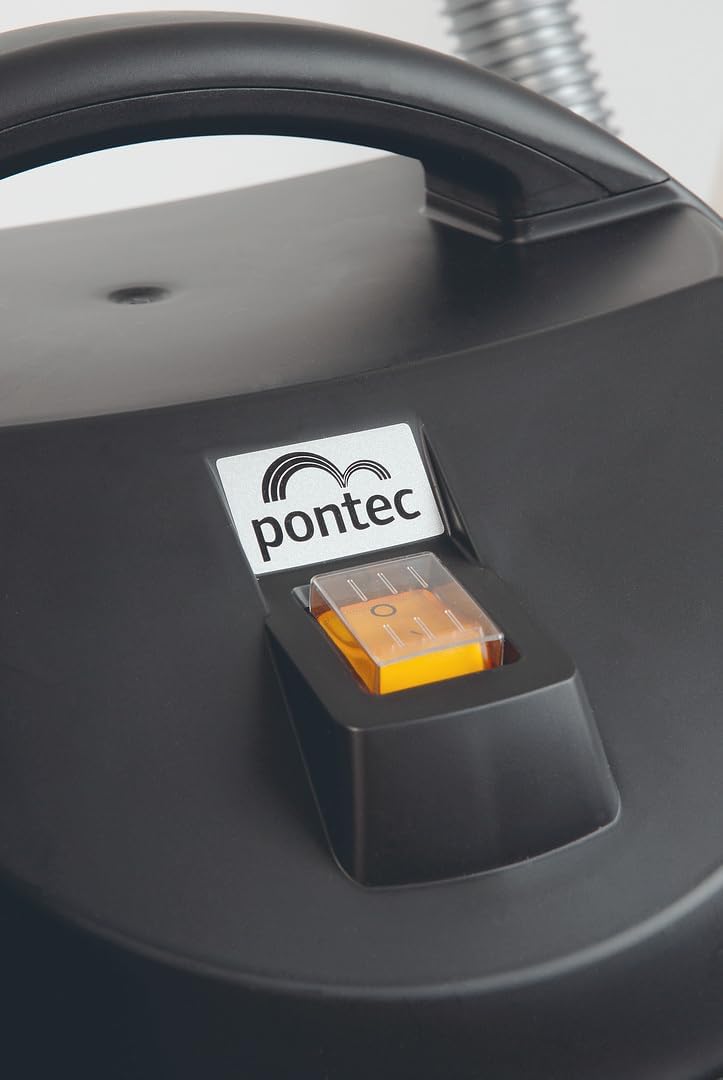Pontec PondoMatic 50754 1400 W, 3000 l/u, compact - vijverstofzuiger voor eenvoudige en effectieve reiniging van tuinvijver, zwemvijver, visvijver, zwembad, kleurrijk