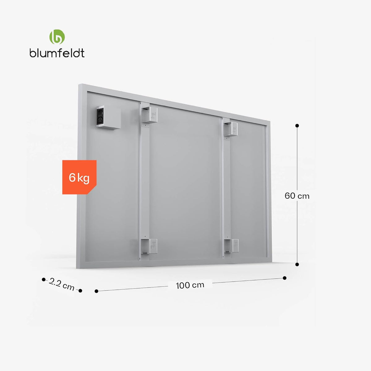 Infraroodverwarming – Infraroodpaneel – Wandverwarming – Infraroodradiator – Badkamerverwarming – 600 W Uitbreidingsmodule – IP44 Spatwaterdicht