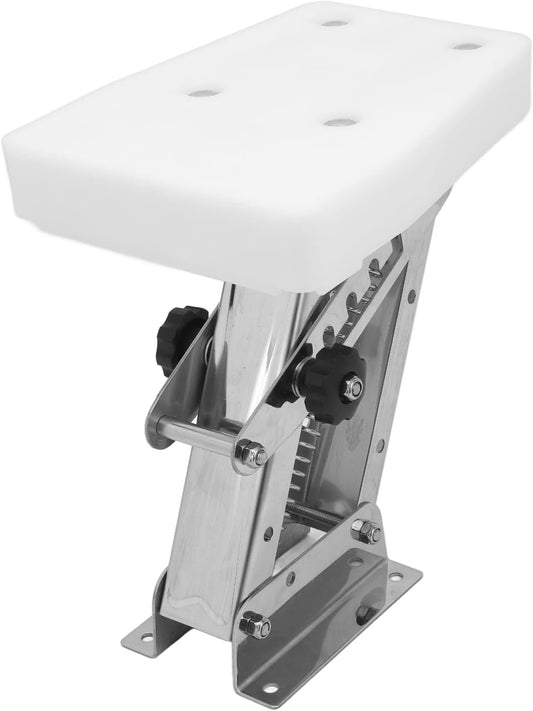 Buitenboordmotor Mount, 110LBS Lading Verstelbare Auxiliary Boot Motor Mount Hoge Sterkte Roestbestendig Robuuste Structuur Voor 7.5 Tot 20 2 Takt Motoren,Reserveonderdelen voor boten,jachten