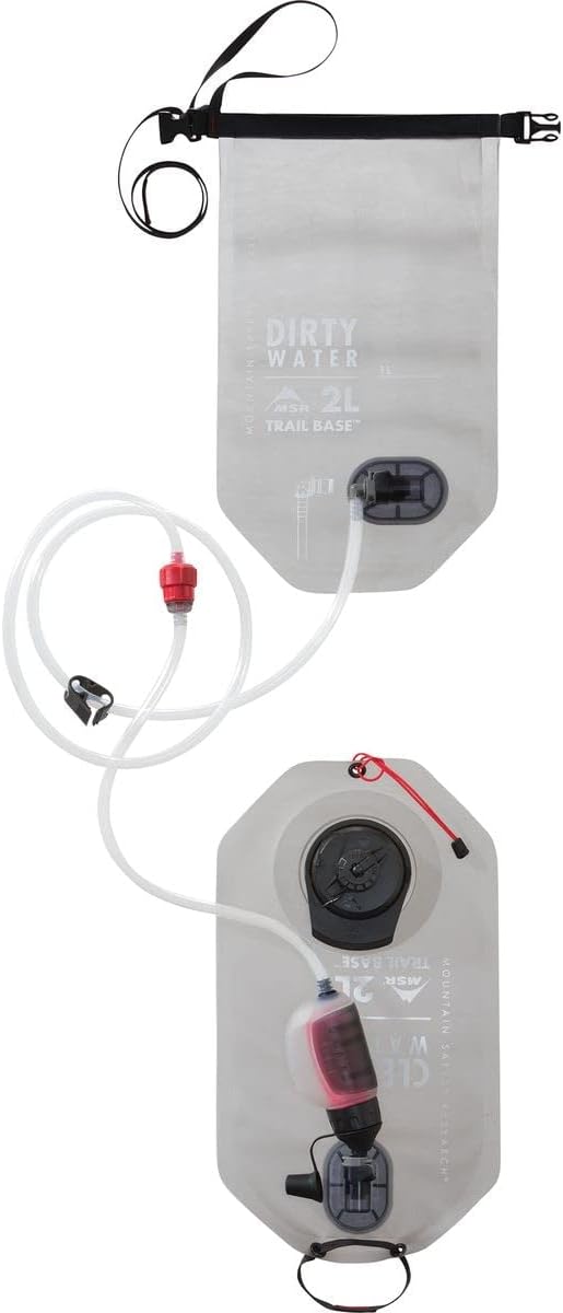 MSR Trail Base Persoonlijke Pomp en Zwaartekracht Water Filter Systeem