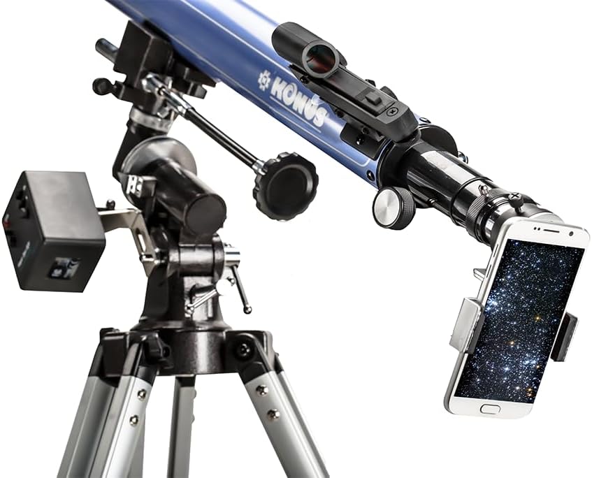 Konus KONUSTART-900B, refractortelescoop met statief Unisex Volwassenen, Blauw, Maat D.60 / Size F.900