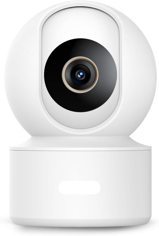 Baby Monitor - Baby Monitor with Camera - Baby Monitor - Indoor Camera - 3K - 360° View - with Color Night Vision - WiFi6 - AI Detection - No Plug - White