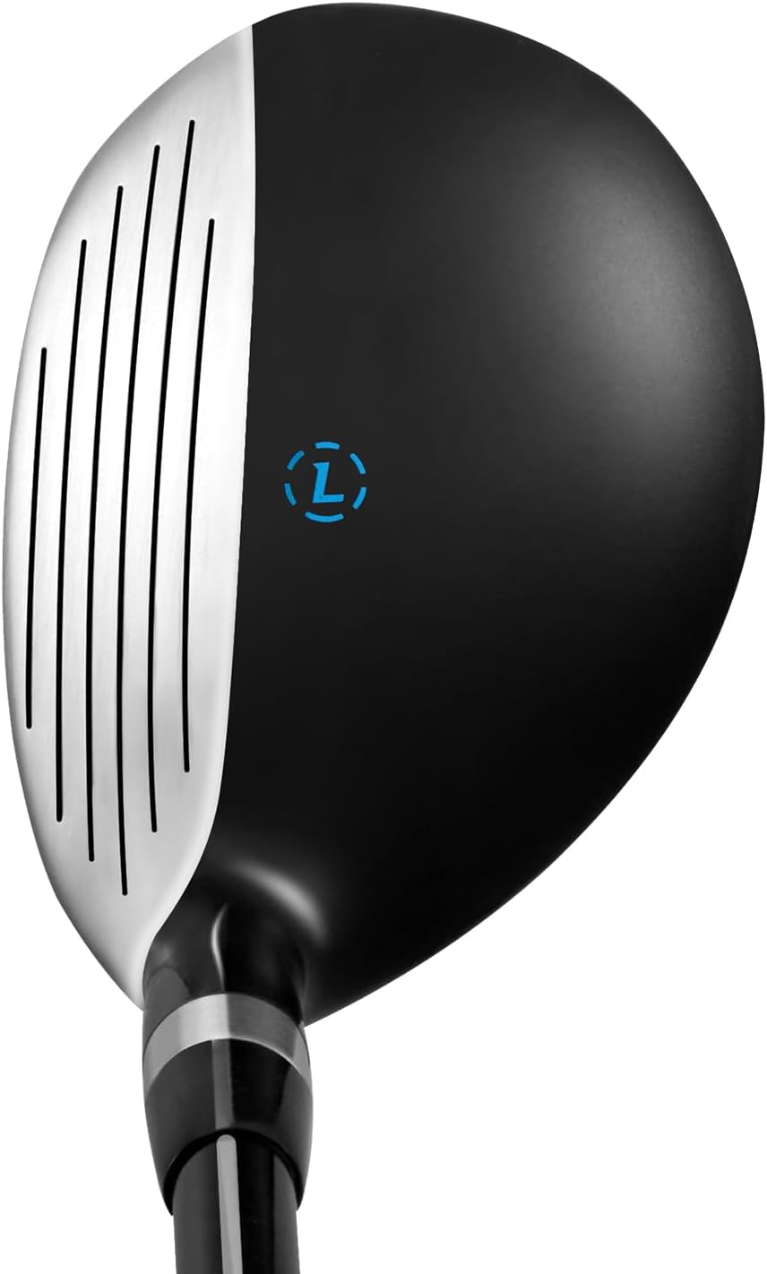 LAZRUS GOLF Premium hybride golfclubs voor heren - 2,3,4,5 & 6 rechterhand, grafiet schachten, regular flex