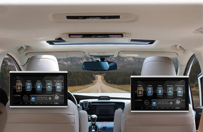 Auto Hoofdsteun Video Spelers - 11.6 Inch 4K Universele Auto Tablet, Multimedia Speler Achterbank Entertainment Systeem 1+16G, Autovideo voor Android 9.0, Ondersteuning voor Meerdere Talen Engels