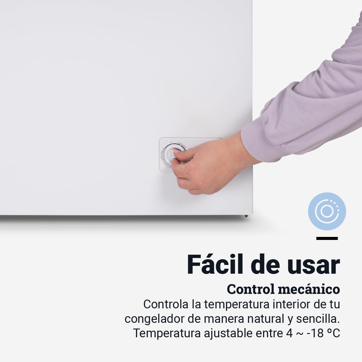 UNIVERSALBLUE 2-in-1 freezer, 147 l, white, fridge and freezer, mechanical operation, silent system, shipping and conversion on the floor included - QUORE