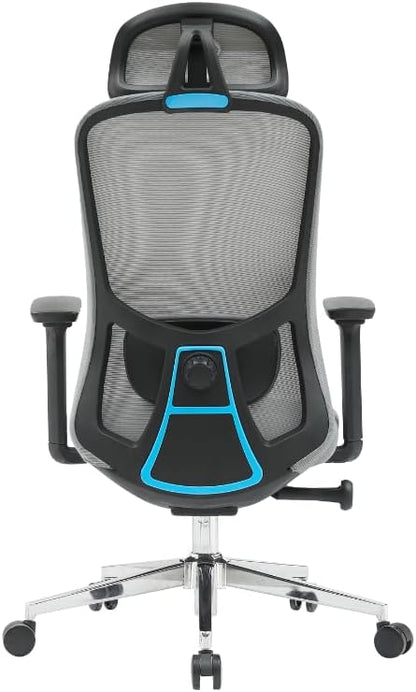 NEWSKILL Nue Ergonomische gamingstoel, grijs