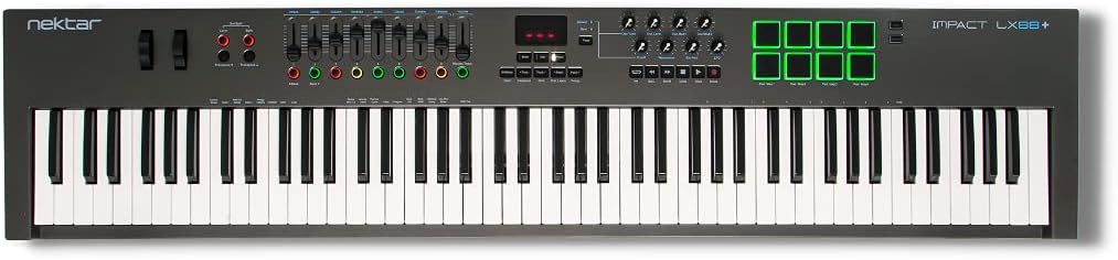 Nektar Impact LX88 + USB MIDI Keyboard Controller met Nektar DAW integratie