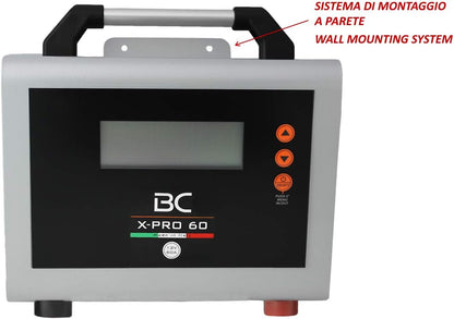 Batterijlader – Batterijoplaadapparaat – Acculader – Spanningsstabilisator – Oplader voor 12V Accu’s – Instelbare Laadstroom 1-60A – Showroom-modus Met Automatische Uitschakeling