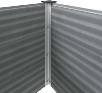 vidaXL Planter 250x100x54cm HKC gray - QUORE