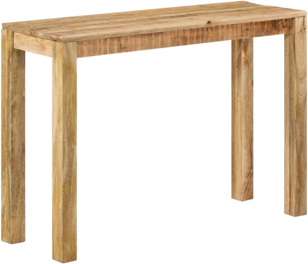 vidaXL Wall table 110x35x76cm raw mango wood