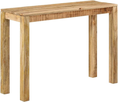 vidaXL Wall table 110x35x76cm raw mango wood
