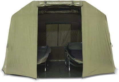 Lucx® Winterskin Overwrap Skin voor Bivvy Coon karpertent 1 tot 2 personen (geen tent alleen gooi), olijfgroen