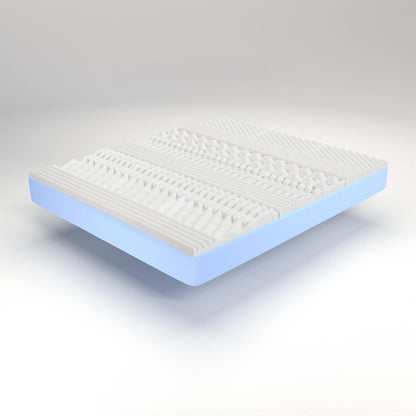 miasuite i sogni italiani Like Tweepersoons matras van traagschuim, 160 x 200 cm, hoogte 25 cm, orthopedisch met medisch hulpmiddel, 100% Made in Italy