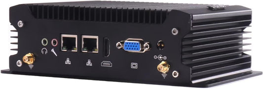 Industrieel mini-pc-apparaat, RJ45 Gigabit LAN-poort, Core i7 4578U, 8 GB DDR4 RAM 256 GB SSD, HD-MI, VGA, RS232 COM, USB 3.0, wifi, SIM-kaartsleuf, Win10/7/Linux, Wake-on-LAN, Micro Computer