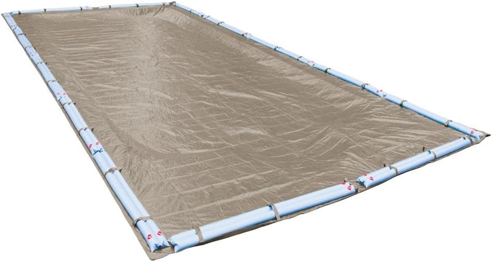 Pool Mate 572045R Winterzwembadafdekking, extra zwaar zandsteen, 20 x 45 ft ingegraven zwembaden