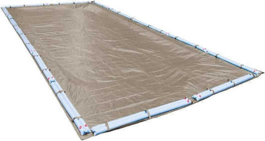 Pool Mate 572045R Winterzwembadafdekking, extra zwaar zandsteen, 20 x 45 ft ingegraven zwembaden