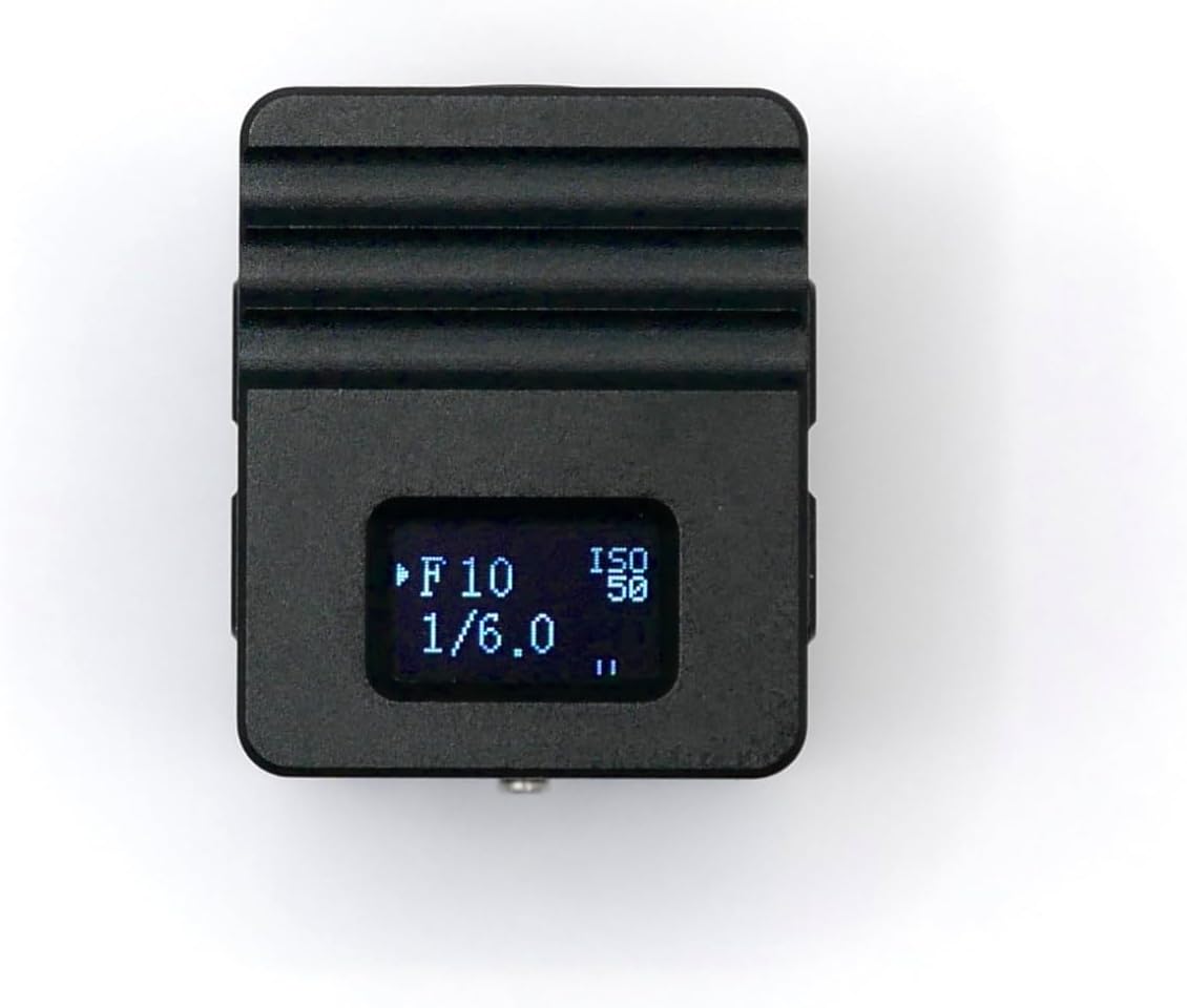 KEKS by antonKunze KM-Q OLED digitale belichtingsmeter zwart OLED-display bovenaan