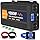 1000W/2000W Inverter 12V to 230V Pure Sine Wave Voltage Converter, Car Inverter with LCD Screen, Remote Control, 2 EU AC Sockets, 1 Type-C and 1 USB Port - QUORE