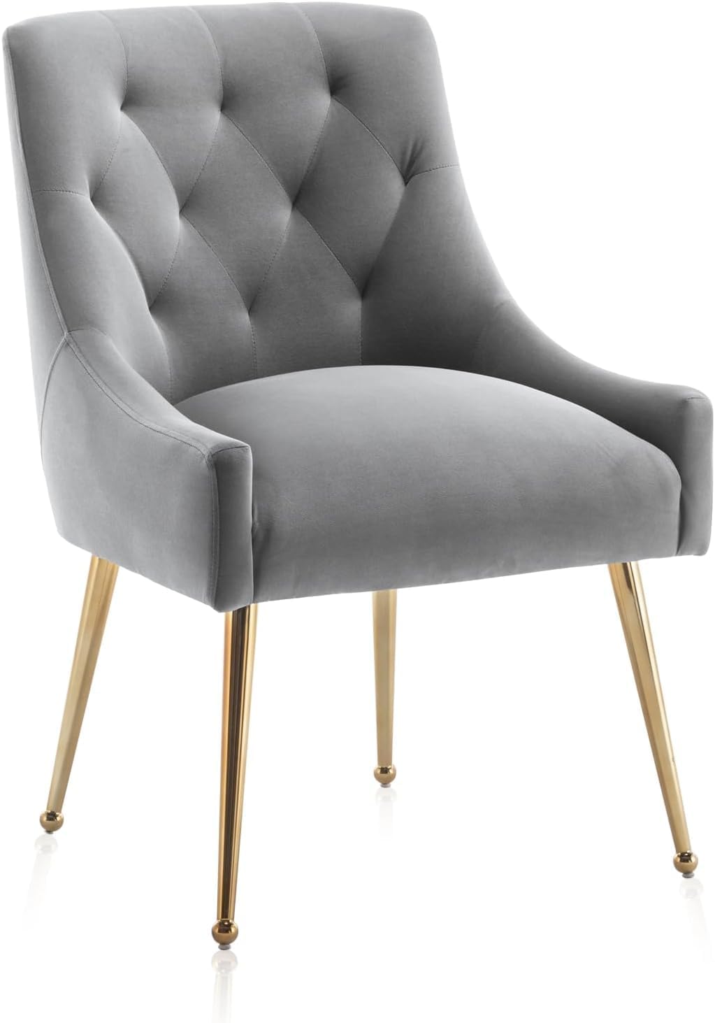 Eetkamerstoelen (set van 2), moderne eetkamerstoelen met gouden poten, cosmetica-stoelen, woonkamerstoelen voor bureau, slaapkamer en keuken