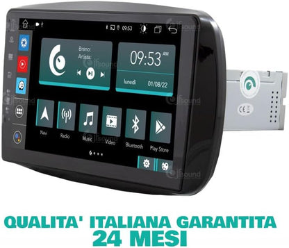 Specifieke autoradio voor Smart mit serienmäßiger Tom-Tom-Navigation Android GPS Bluetooth WiFi USB DAB+ Touchscreen 9" 8core Carplay AndroidAuto