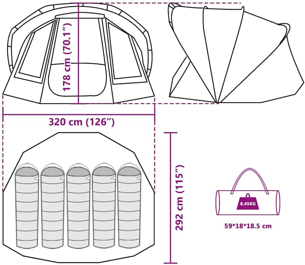 vidaXL fishing tent tent tent